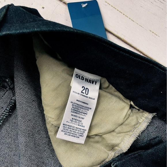 Old Navy Women’s The Diva Denim Daisy Pa Dark Rinse Plus Size Jeans Size 20 Reg - Picture 4 of 7